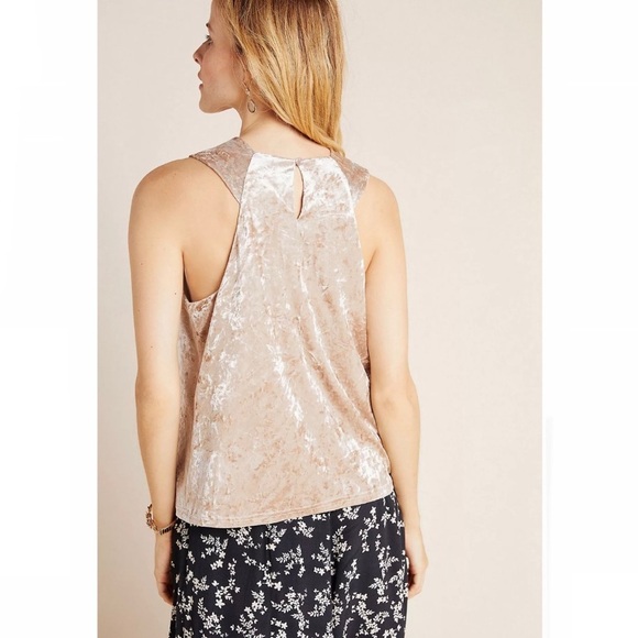 Anthropologie Porridge Jessie Velvet Halter Top - Picture 3 of 14